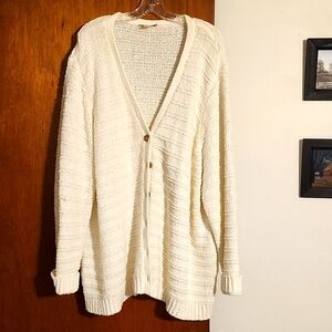 White, dressy/casual white sweater